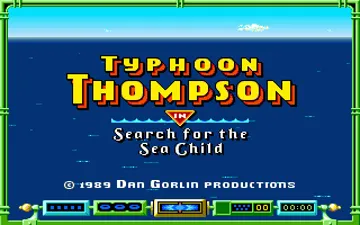 Typhoon Thompson in Search for the Sea Child screen shot title